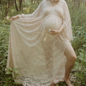 Lace Maternity Dress